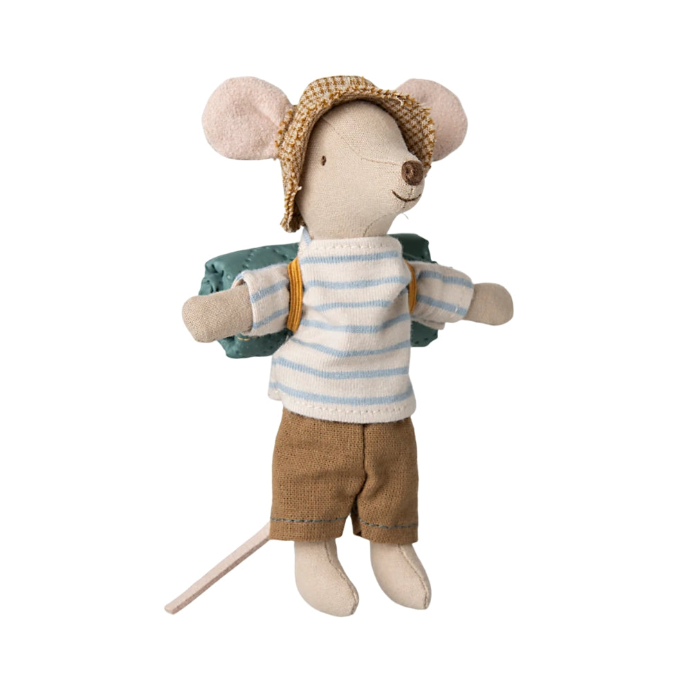 Maileg Hiker Mouse Big Brother Thin Stripes