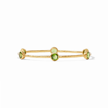Julie Vos Milano Bangle- Palmetto Green