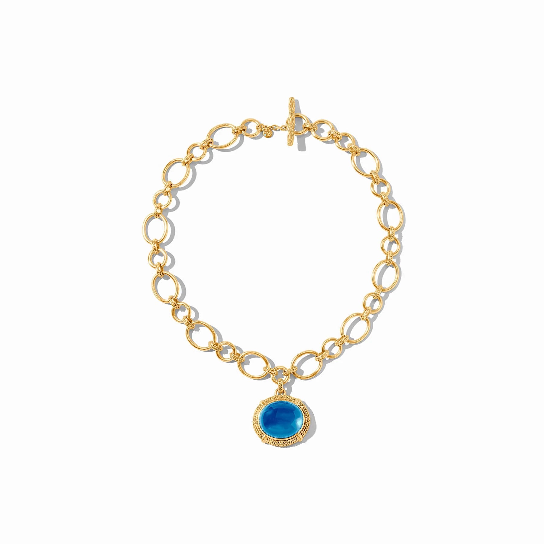 Julie Vos Cabochon Statement Necklace - London Blue