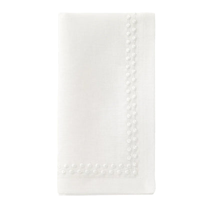 Pearls Napkin- White