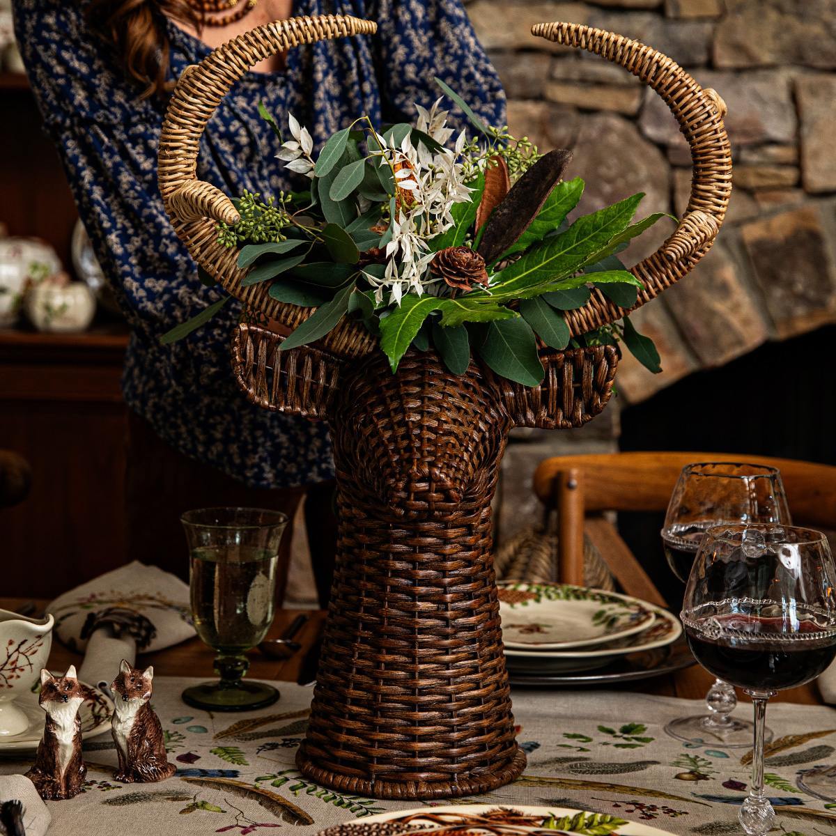 Juliska Devon Willow 22" Stag Vase - La Petite Maison