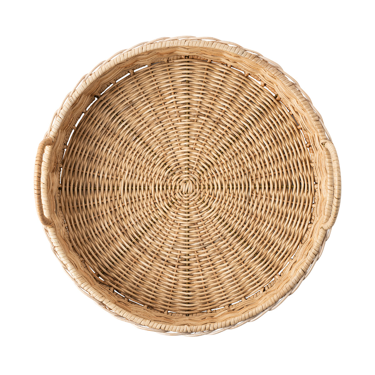 Juliska Provence Rattan 16" Circle Tray - Whitewash