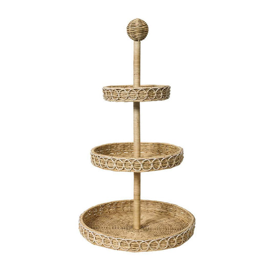 Juliska Provence Rattan 3-Tier Shelving Unit