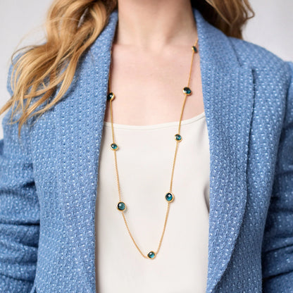 Julie Vos Rainbow Station Necklace