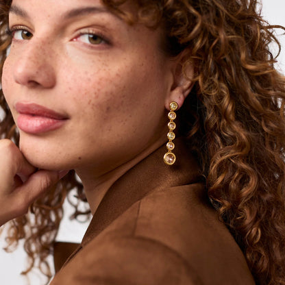 Julie Vos Rainbow Tier Earring- Champagne Radiance