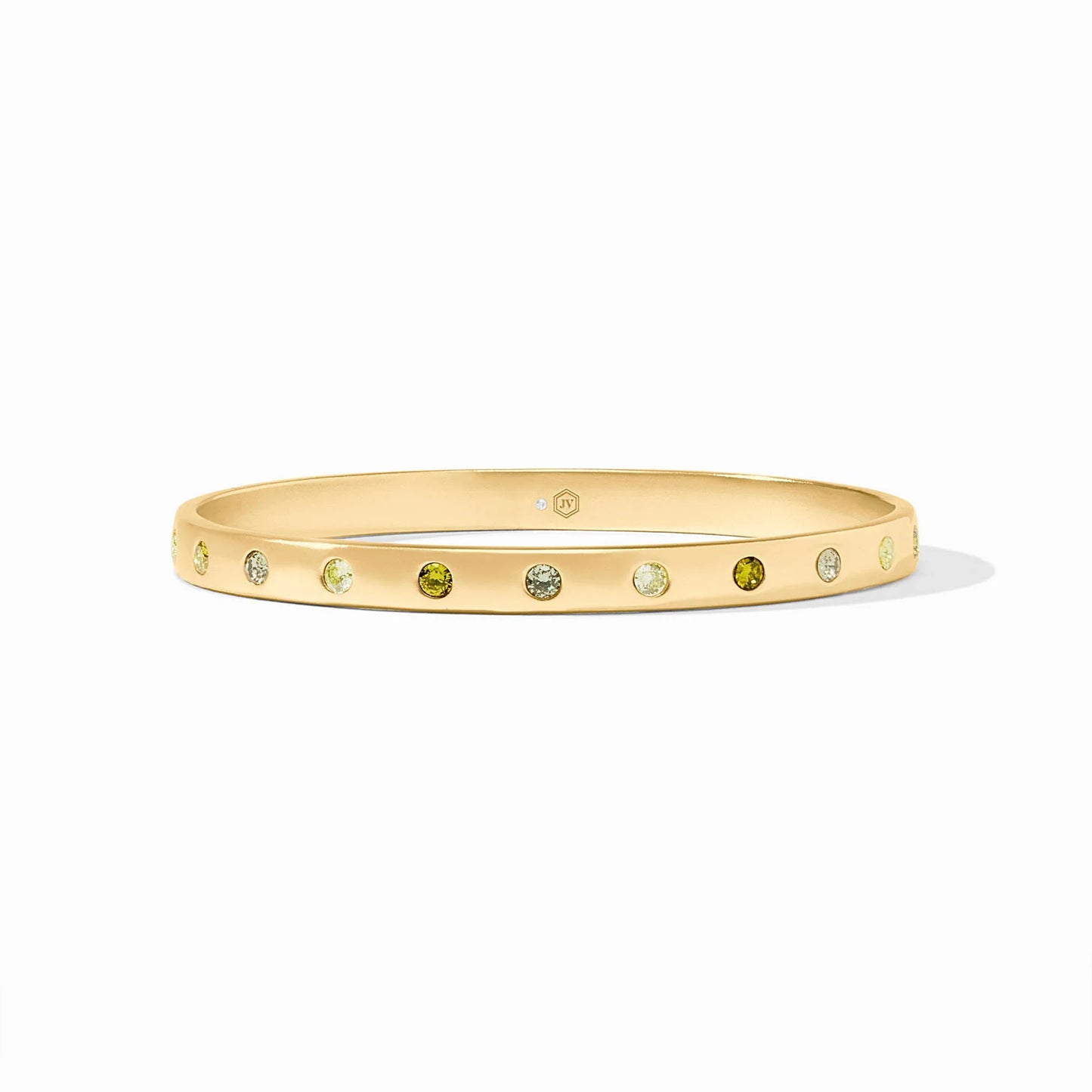Julie Vos Rainbow Bangle - Shades of Jade