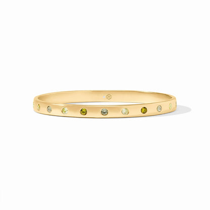 Julie Vos Rainbow Bangle - Shades of Jade
