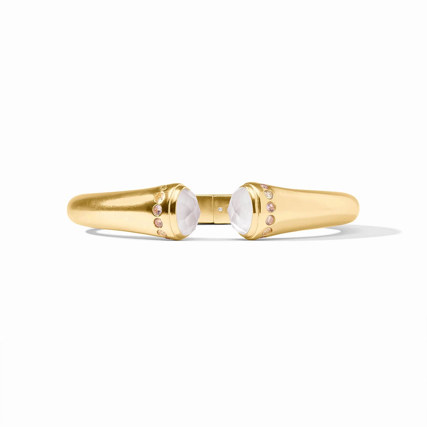 Julie Vos Rainbow Demi Cuff - Iridescent Clear Crystal