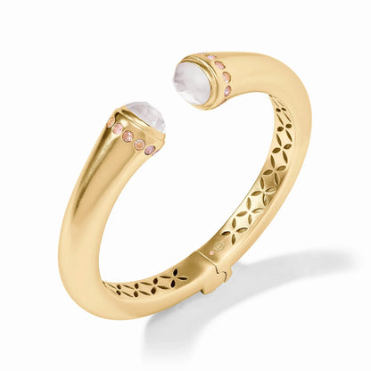 Julie Vos Rainbow Demi Cuff - Iridescent Clear Crystal