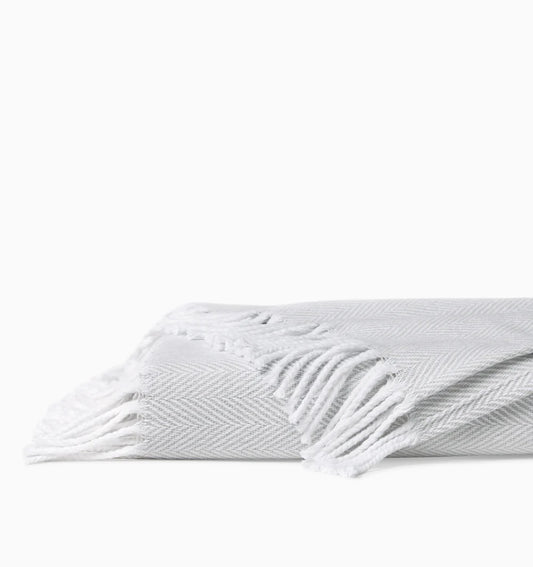 Sferra Celine Throw -White/Lunar