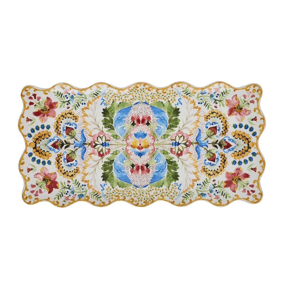 Juliska Sofia Rectangular Platter - Multi, 16" 