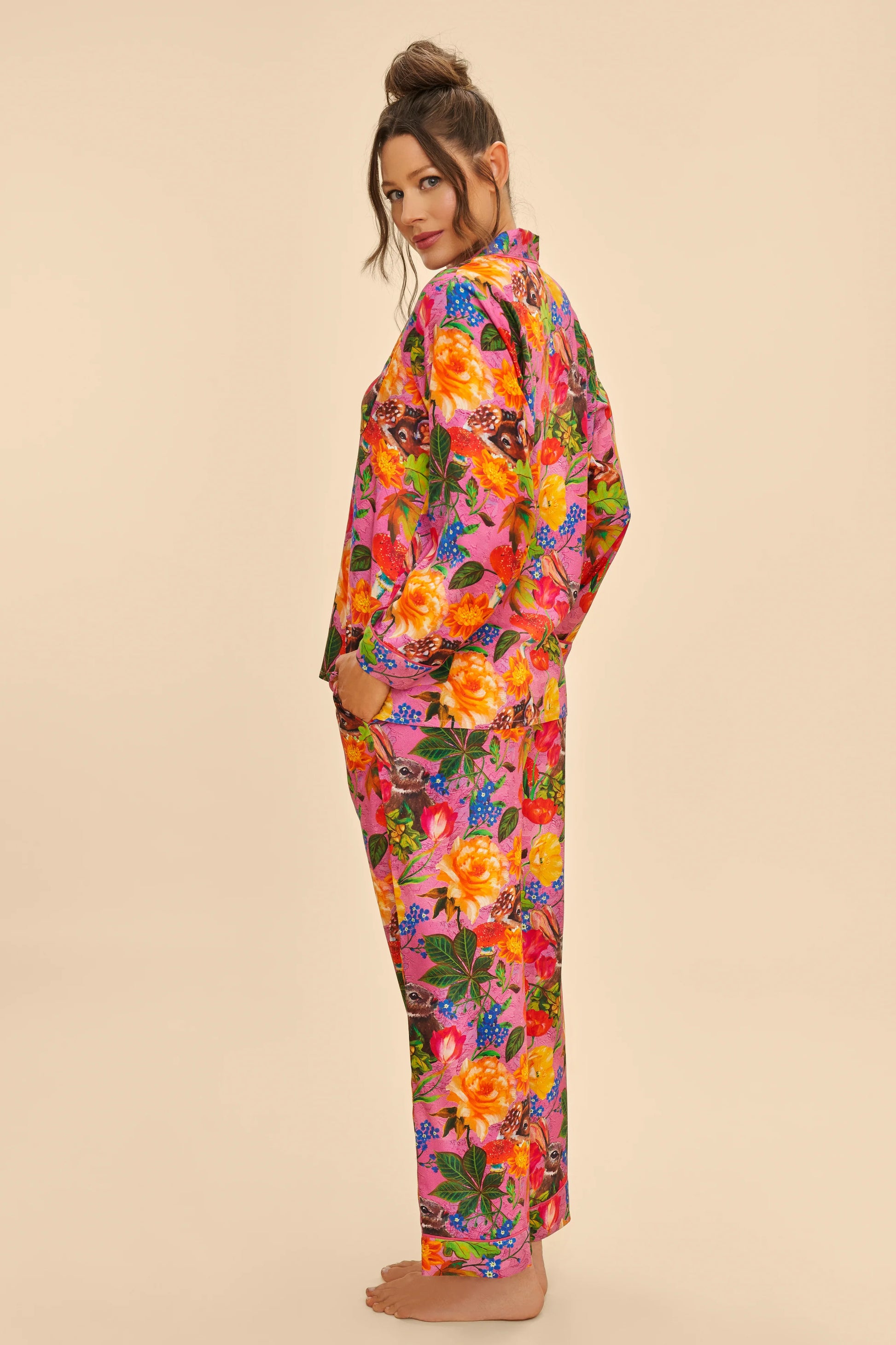 Powder Whimsical Woodland Pajamas - Lilac