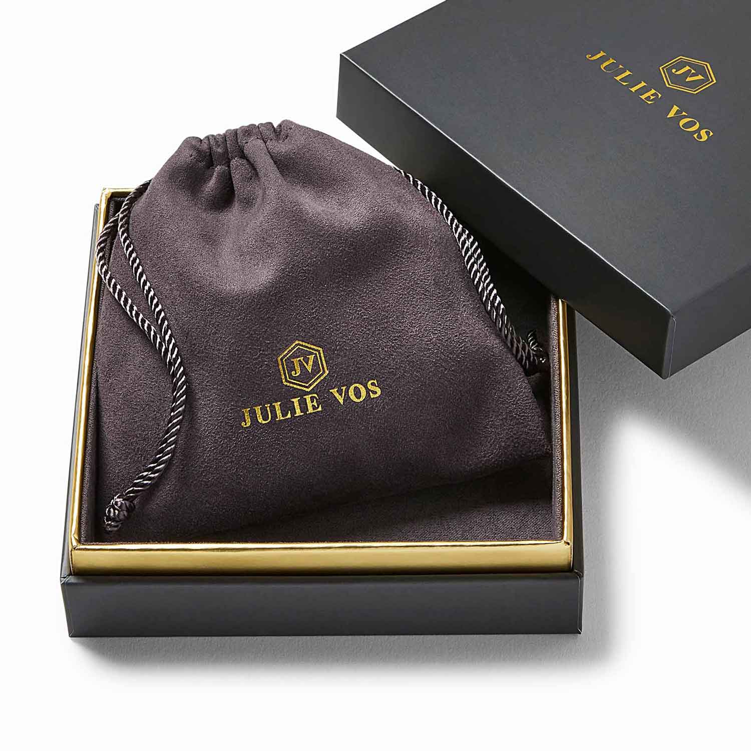 Julie Vos Hydra Stone Hoop Earring - Small- La Petite Maison
