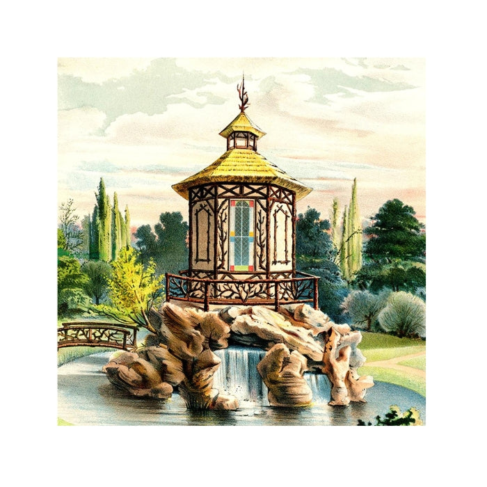 John Derian Pagoda Silk Scarf 