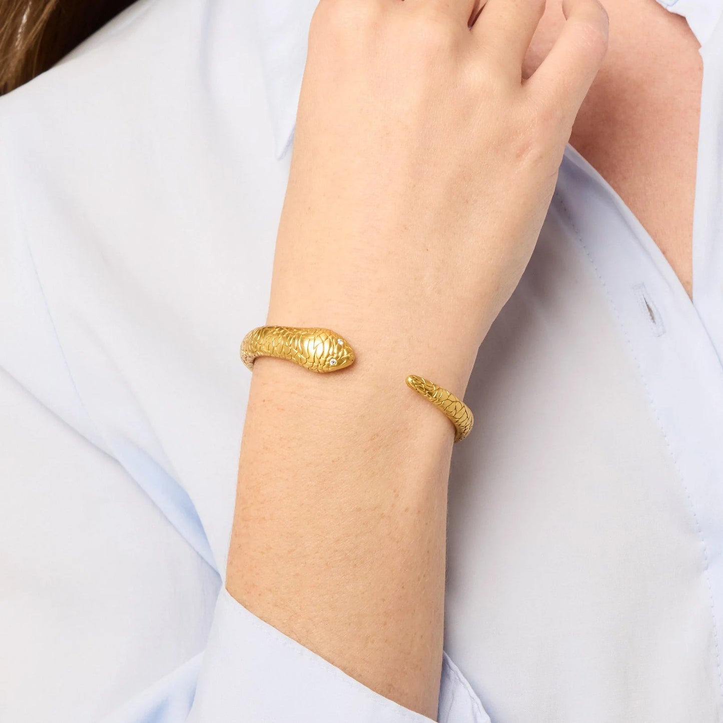 Julie Vos Snake Cuff- La Petite Maison