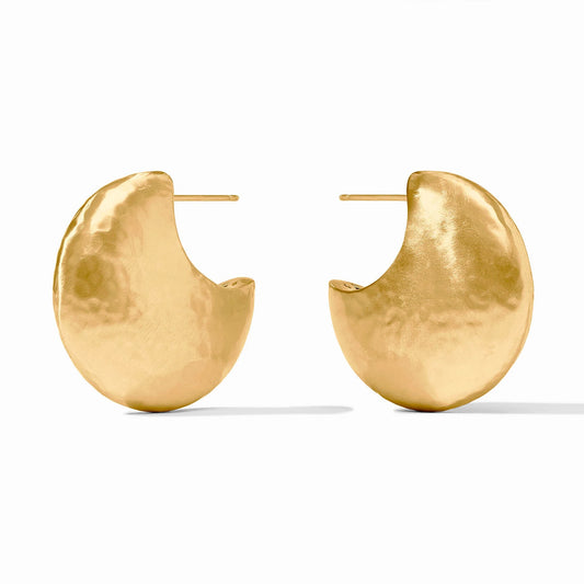 Julie Vos Solara Gold Hoop - Medium