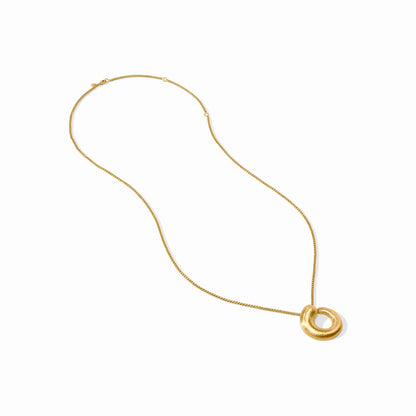 Julie Vos Solara Spiral Pendant - Gold