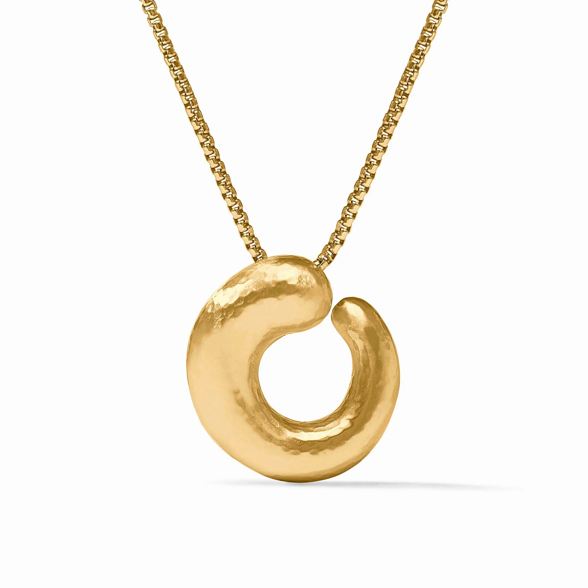 Julie Vos Solara Spiral Pendant - Gold