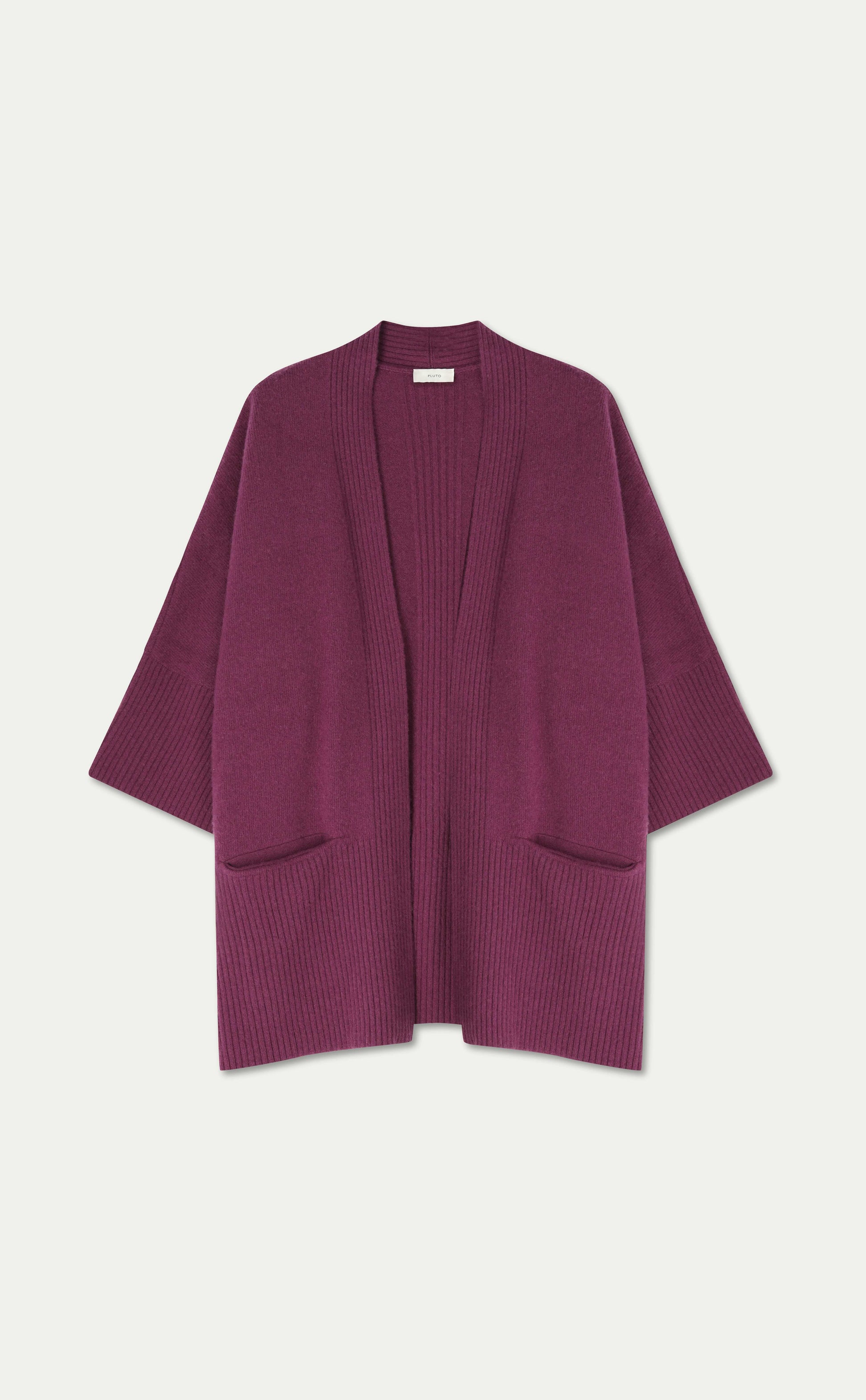 Tanea Cardigan Merino Wool - Figue