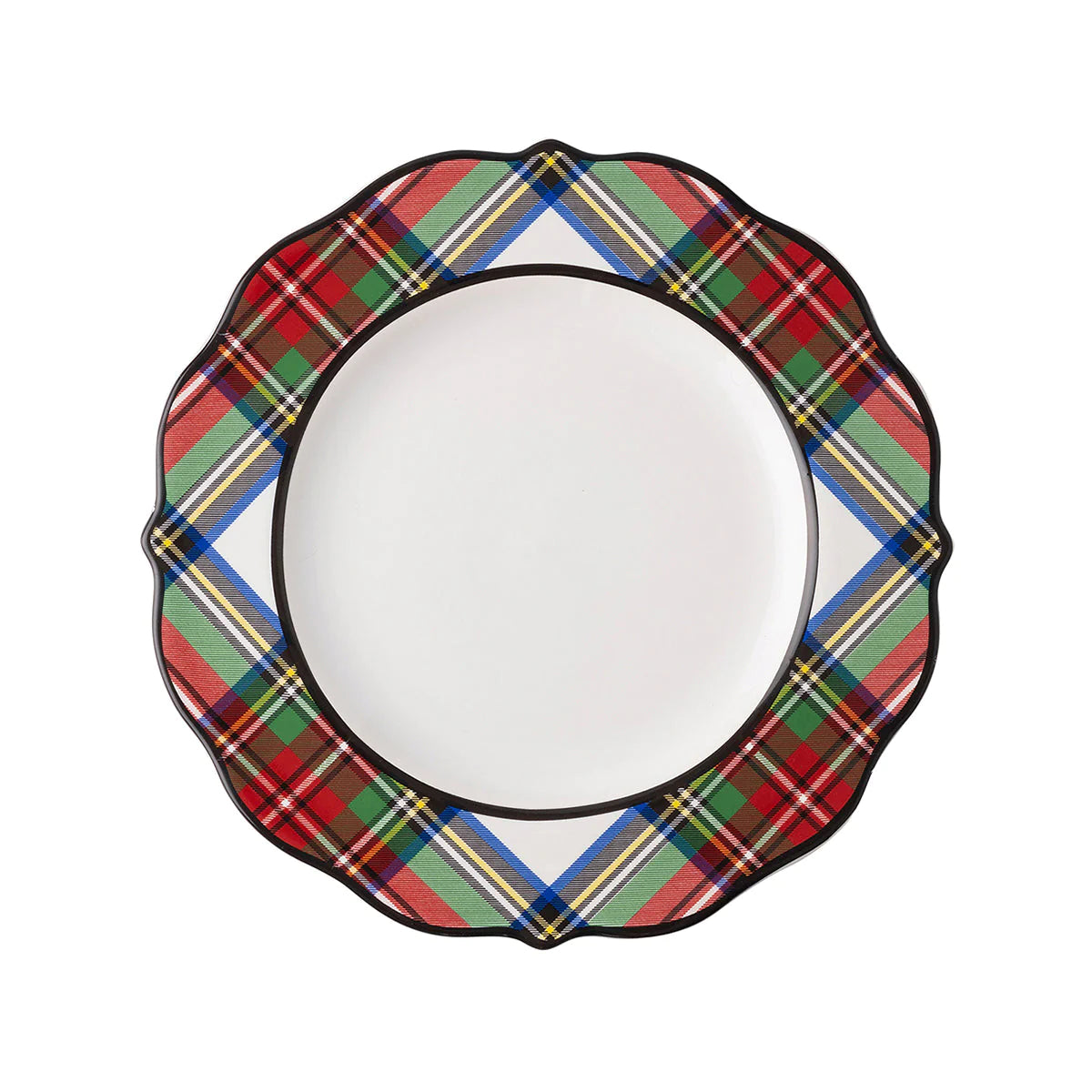 Juliska Stewart Tartan Dessert/Salad Plate