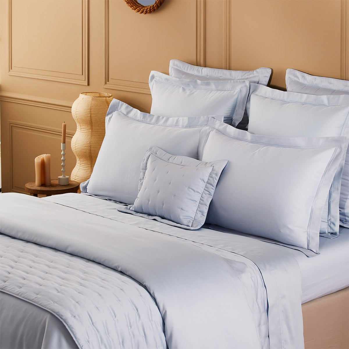 Yves Delorme Triomphe Duvet Cover - Celeste