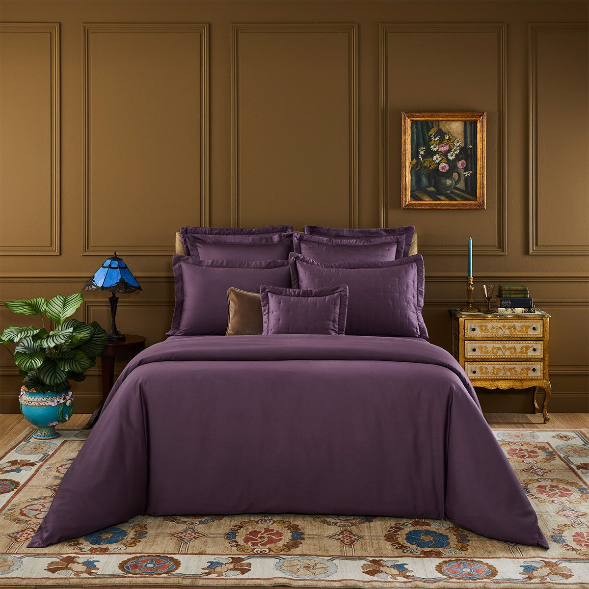 Yves Delorme Triomphe Duvet Cover - Iris