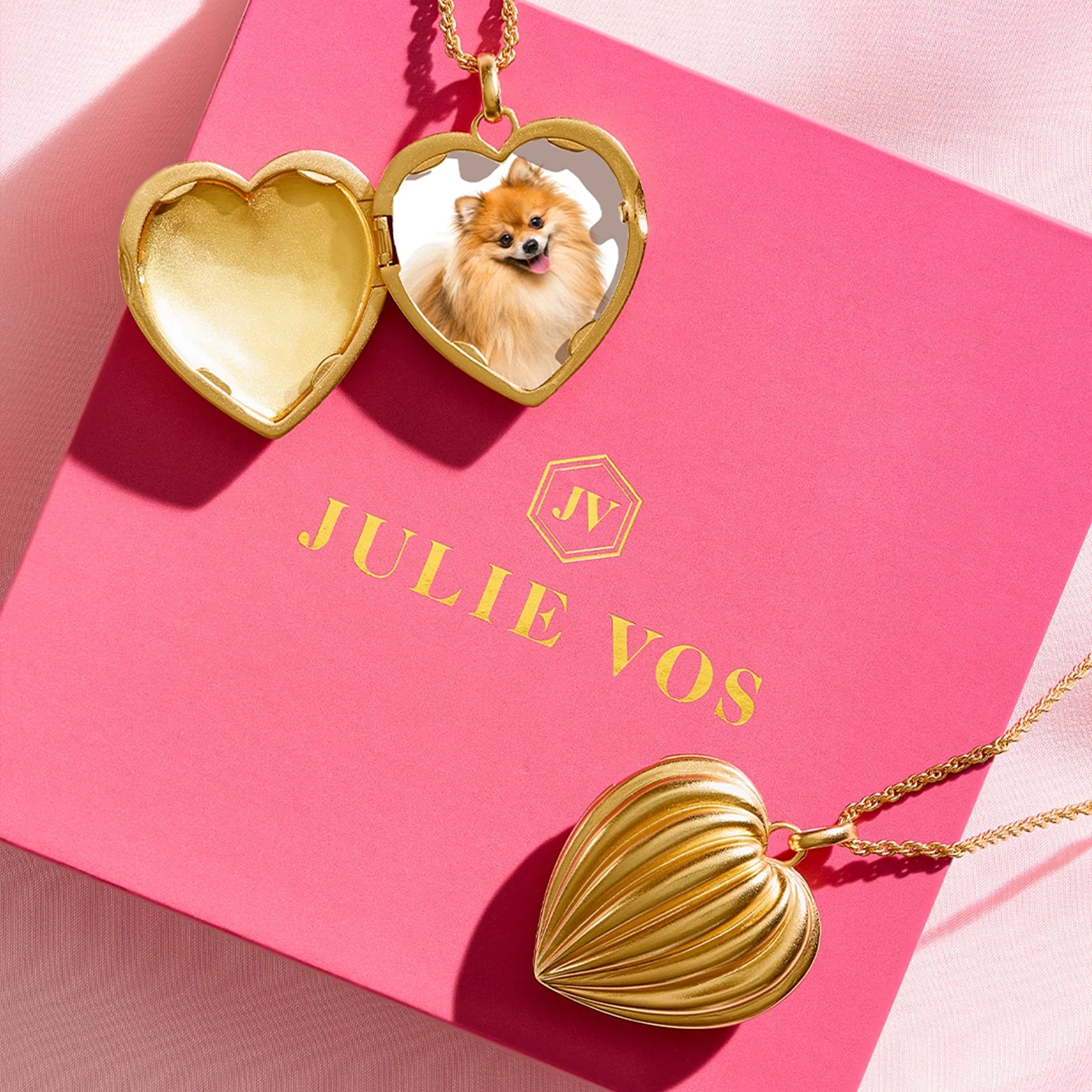 Julie Vos Heart Necklace- La Petite Maison