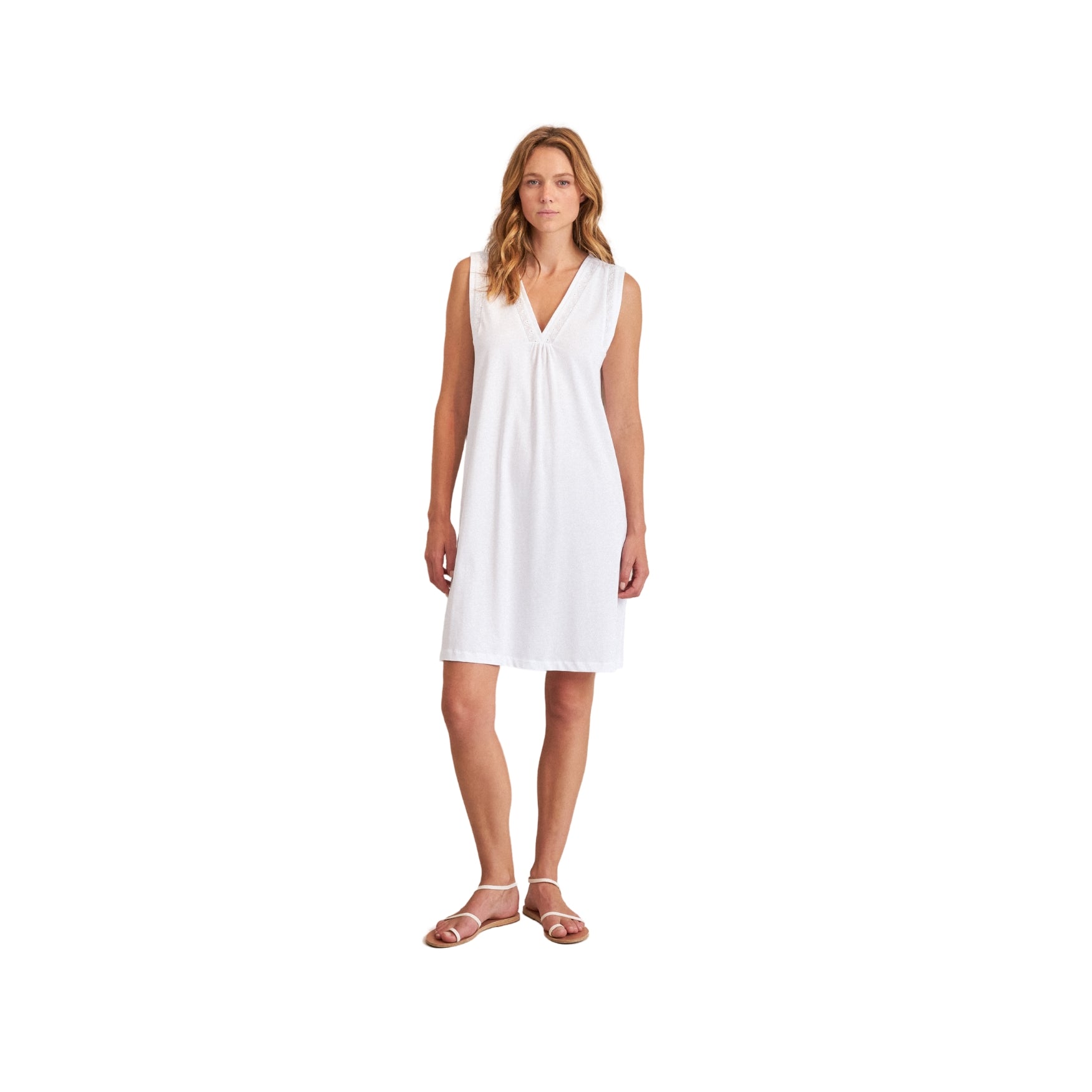 Pluto Hadria Gown - White, La Petite Maison