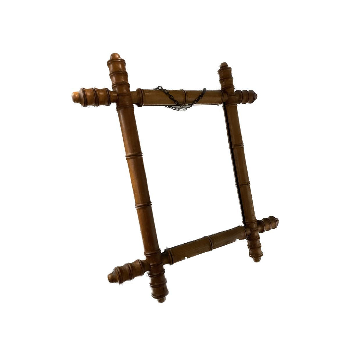 Faux Bamboo Mirror