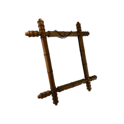 Faux Bamboo Mirror