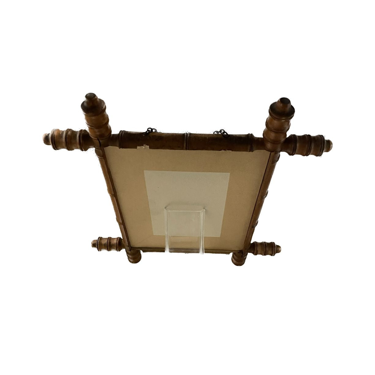 Faux Bamboo Mirror