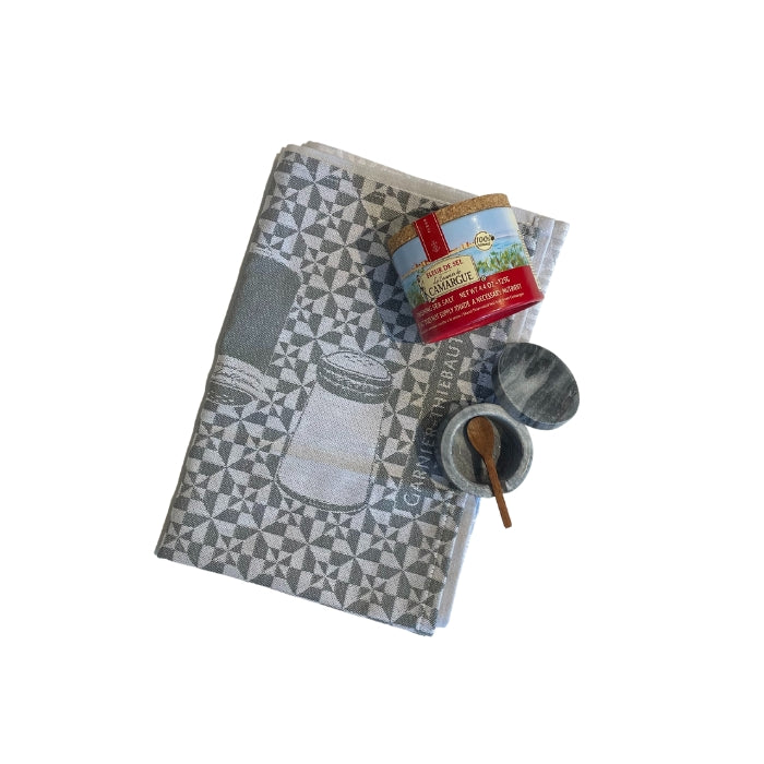 Tea Towel & Flour de Sel Hostess Gift