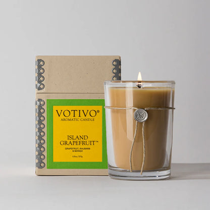 Votivo Island Grapefruit Aromatic Candle - 6.8 oz