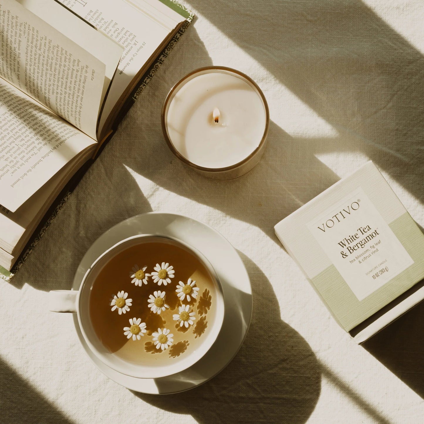Votivo White Tea & Bergamont Candle - 10 oz.