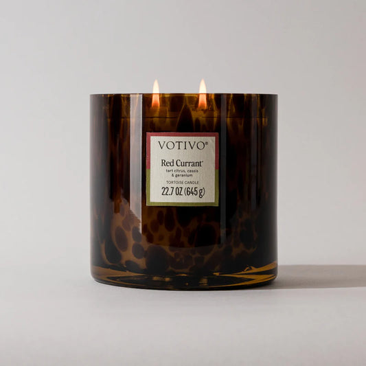 Votivo Red Currant Tortoise Candle - 22.7 oz