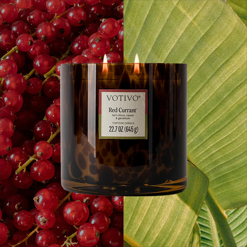 Votivo Red Currant Tortoise Candle - 22.7 oz