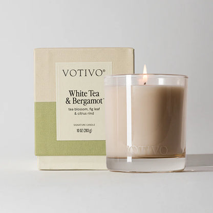 Votivo White Tea & Bergamont Candle - 10 oz.
