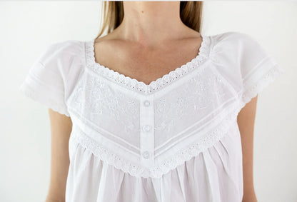 Jacaranda Living Valerie Nightgown Cap Sleeve