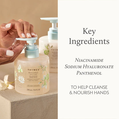 Thymes Bergamot Nectar Nourishing Hand Wash 9.4 oz