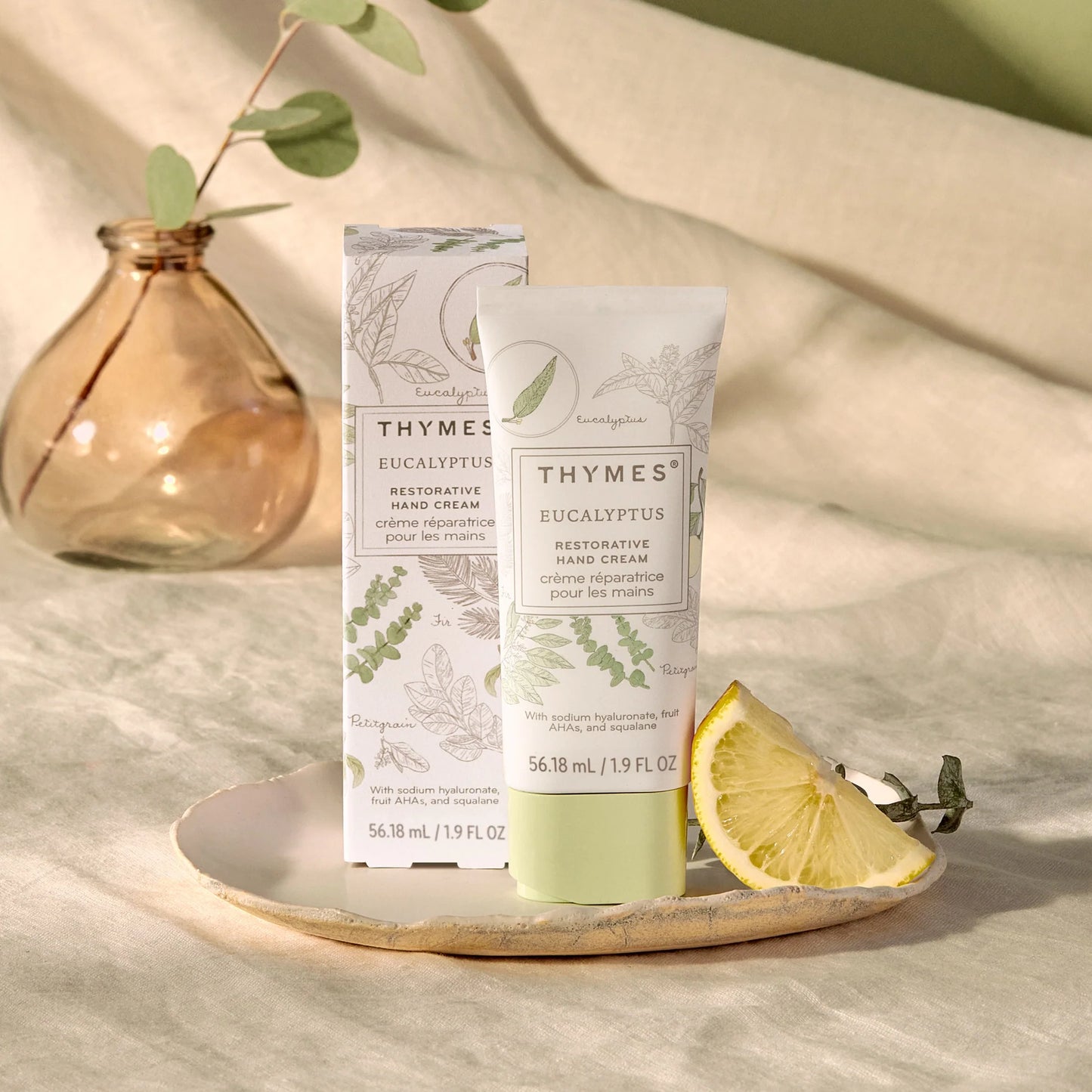 Thymes Eucalyptus Restorative Hand Cream 1.9 oz