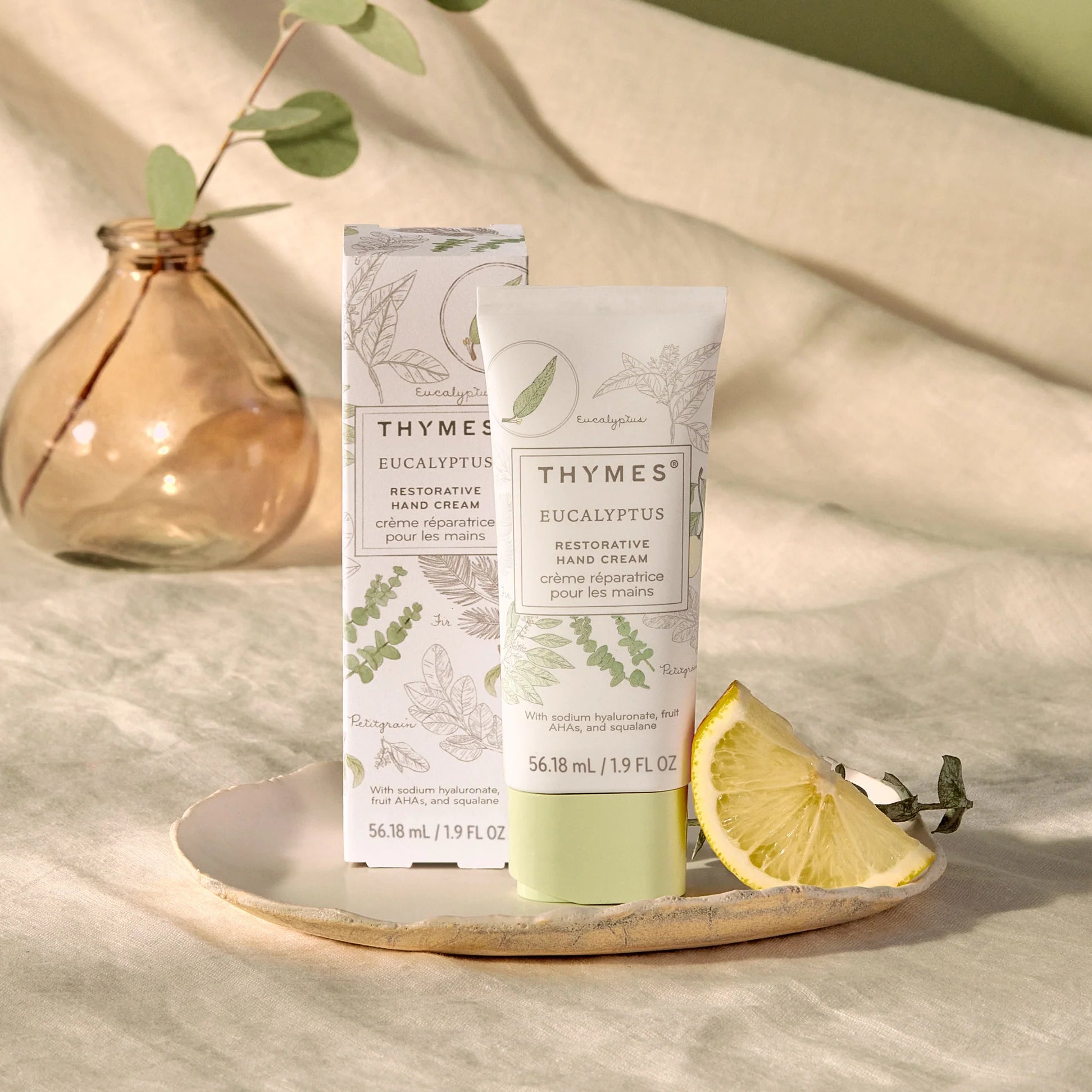 Thymes Eucalyptus Restorative Hand Cream 1.9 oz