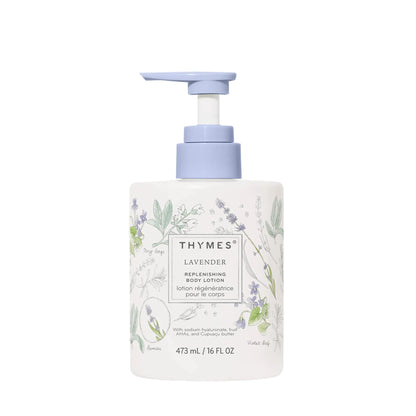 Thymes Lavender Replenishing Body Lotion 16 oz