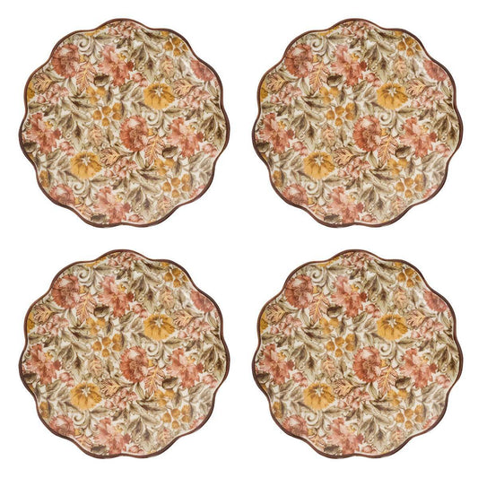 Juliska Willa Cocktail Plate Set/4 - Amber