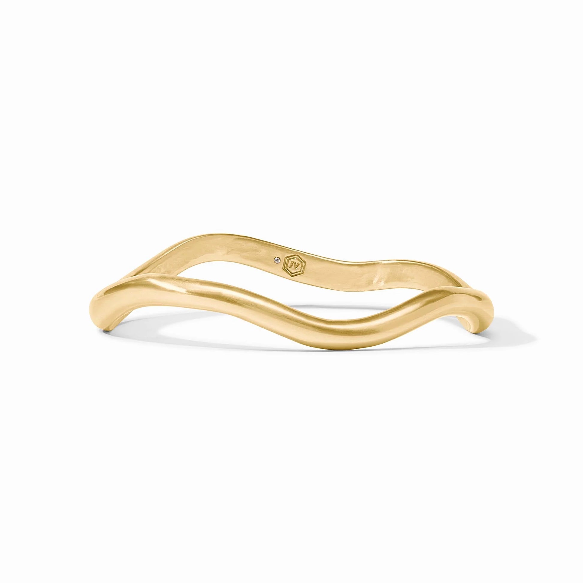 Julie Vos Wave Gold Bangle - La Petite Maison