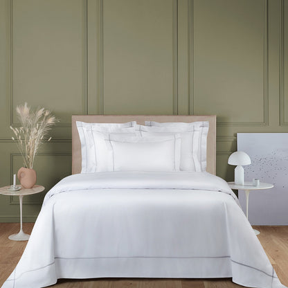 Yves Delorme Athena Pillowcase - Silver