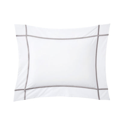 Yves Delorme Athena Sham -  Platine