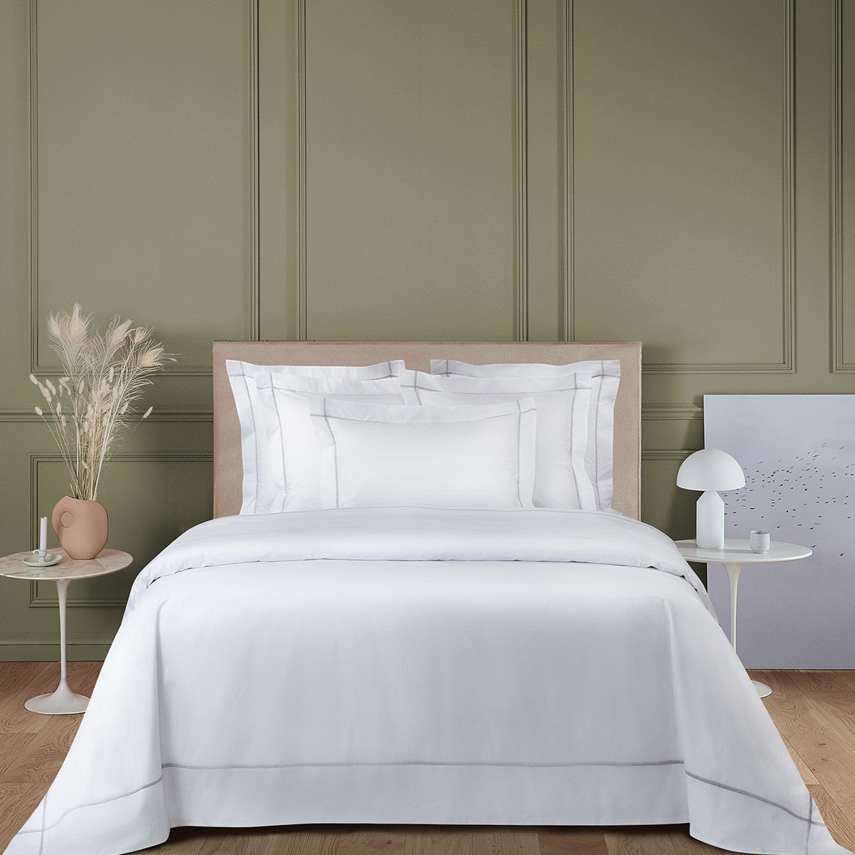 Yves Delorme Athena Sham -  Silver