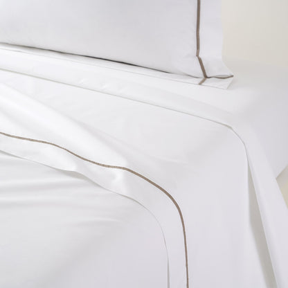 Yves Delorme Athena Flat Sheet - Pierre