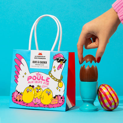 Le Chocolat des Francais Bag of 5 Easter eggs