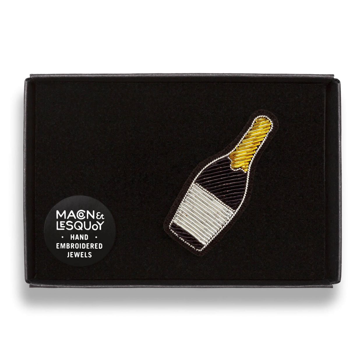 Macon & Lesquoy - Bottle of Champagne Brooch